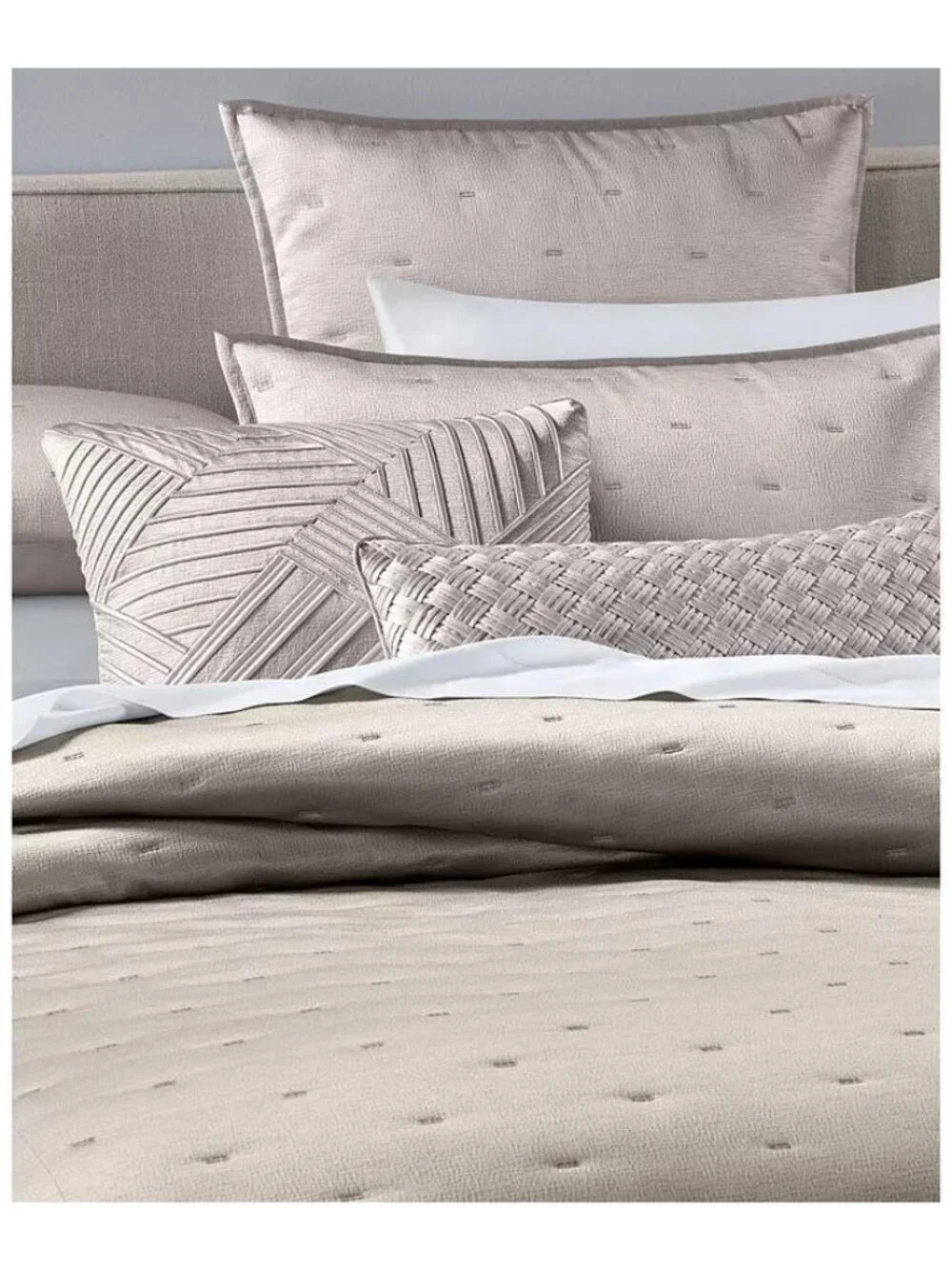 Hotel Collection Glint 3-Pc Coverlet Set King $500 MSRP